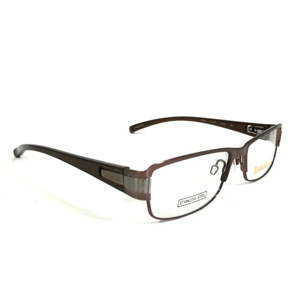 Timberland Small Eyeglasses Frames TB5046 col.046 Brown Rectangular 50-14-125